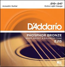 Струны D'Addario EJ15 PHOSPHOR BRONZE